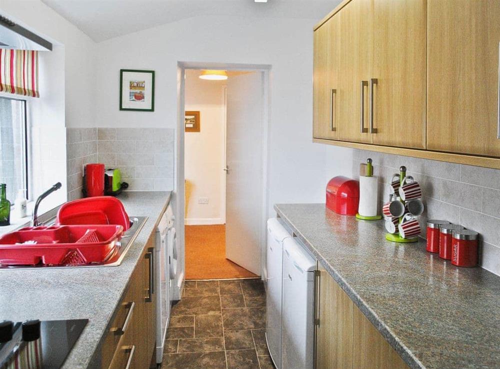 Kitchen at Terrace cottage in Port Mulgrave, near Whitby, North Yorkshire
