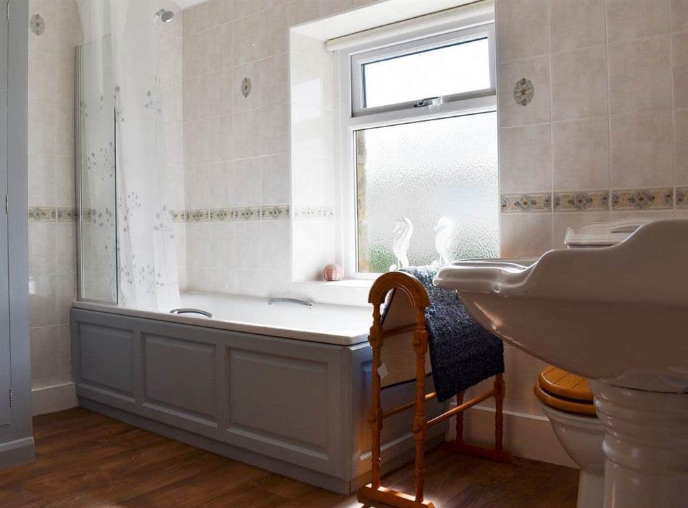Bathroom at Terrace Cottage in Quernmore, near Lancaster, Lancashire