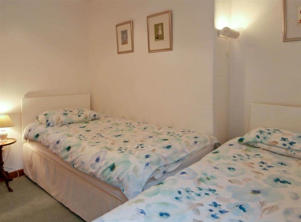 Twin bedroom at Terraced Cottage in Cairnbaan, by Lochgilphead, Argyll