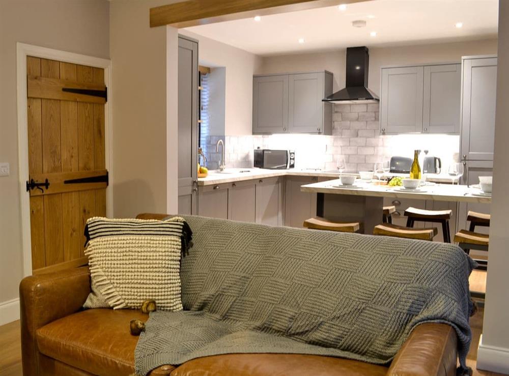 Open plan living space at Terraughtie Cottage East in Dumfries, , Dumfriesshire