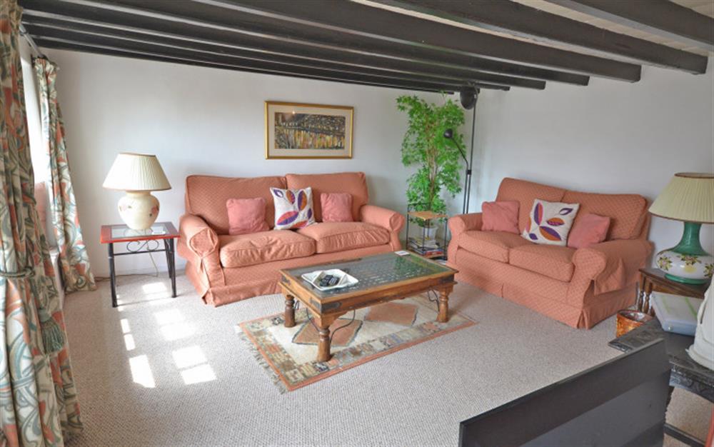 Enjoy the living room at Terrills in Polperro