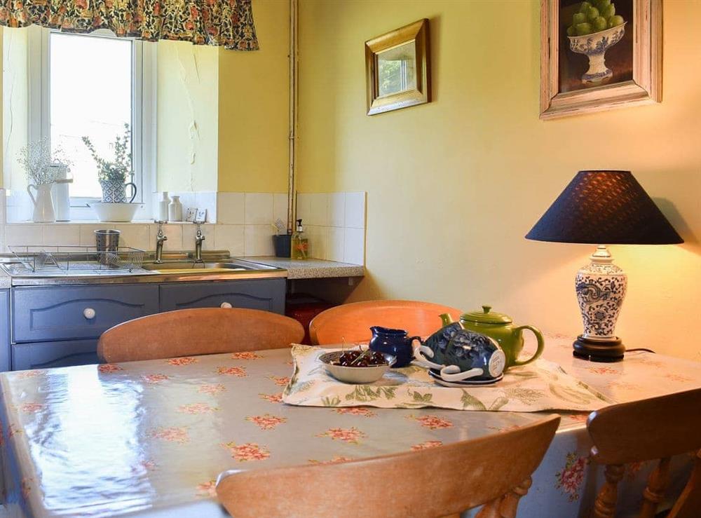 Delightful dining area at Tetheran Cottage in Marrick, near Reeth, North Yorkshire