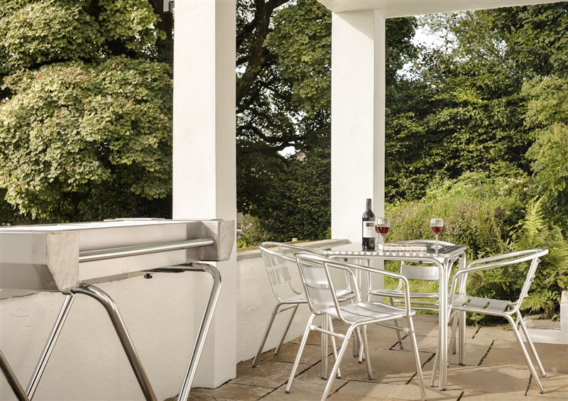 Enjoy the garden at Tethers End, Lindeth near Bowness-On-Windermere