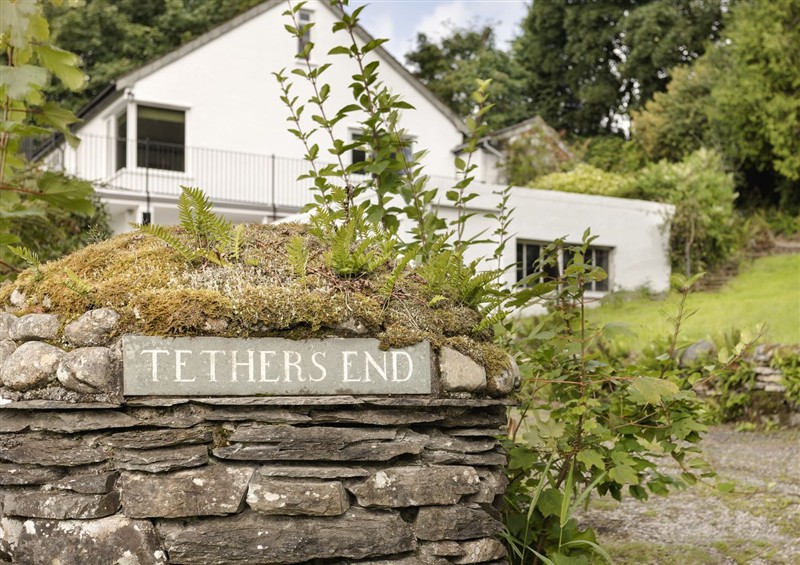 The garden in Tethers End at Tethers End, Lindeth near Bowness-On-Windermere