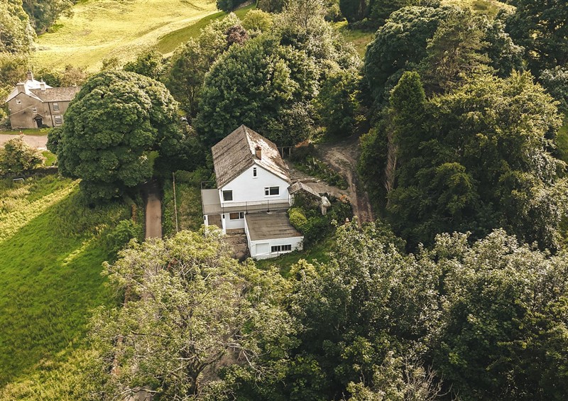 This is the setting of Tethers End at Tethers End, Lindeth near Bowness-On-Windermere