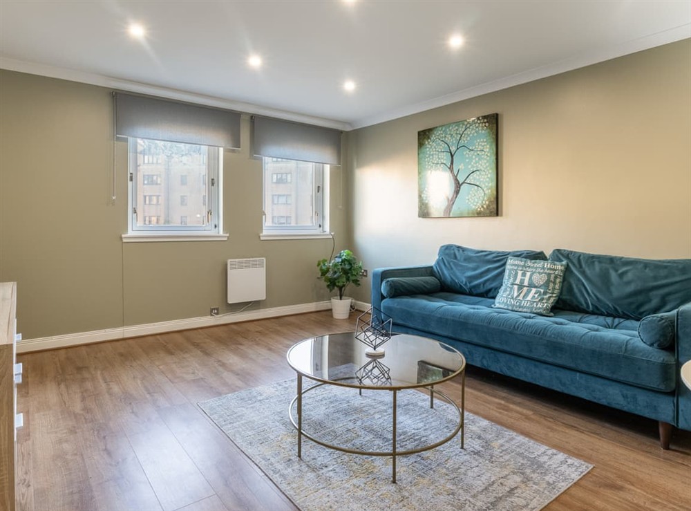 Living area at Teviotdale House in Glasgow, Lanarkshire