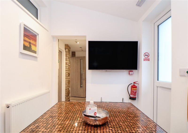This is the living room at Teylu, Camborne