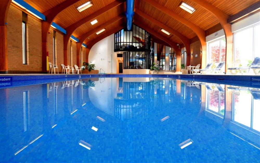 You'll love the 15m indoor swimming pool! It's open all year round. at Teylu in Maenporth
