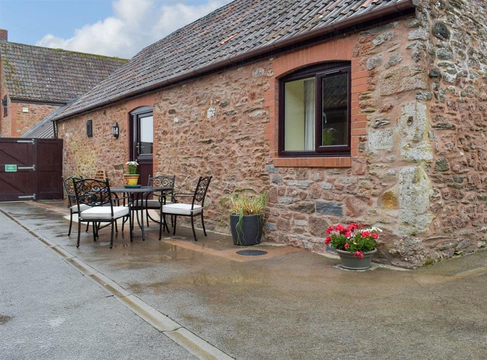 Outdoor area at TH Hollow in Cothelstone, Somerset