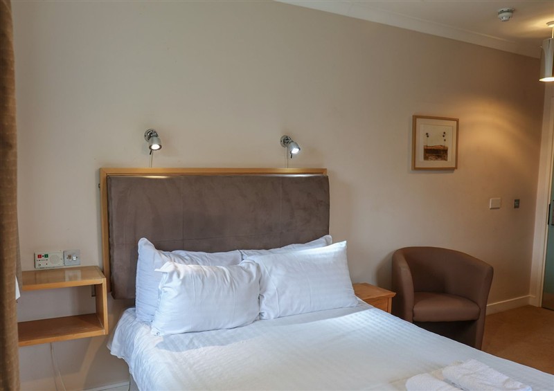 One of the bedrooms at Thacka Beck Retreat  at Eamont Park, Penrith
