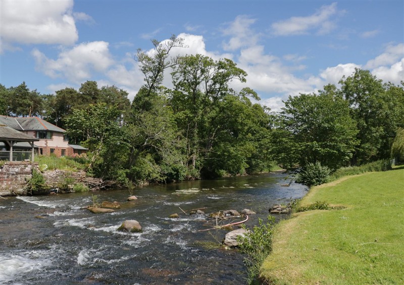 The setting at Thacka Beck Retreat  at Eamont Park, Penrith
