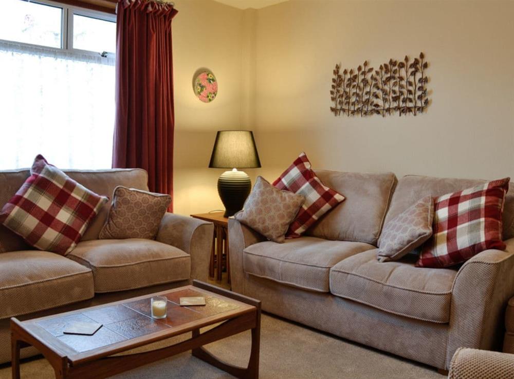 Cosy living room at Thain House in Banff, Aberdeenshire