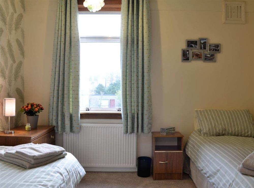 Twin bedroom at Thain House in Banff, Aberdeenshire