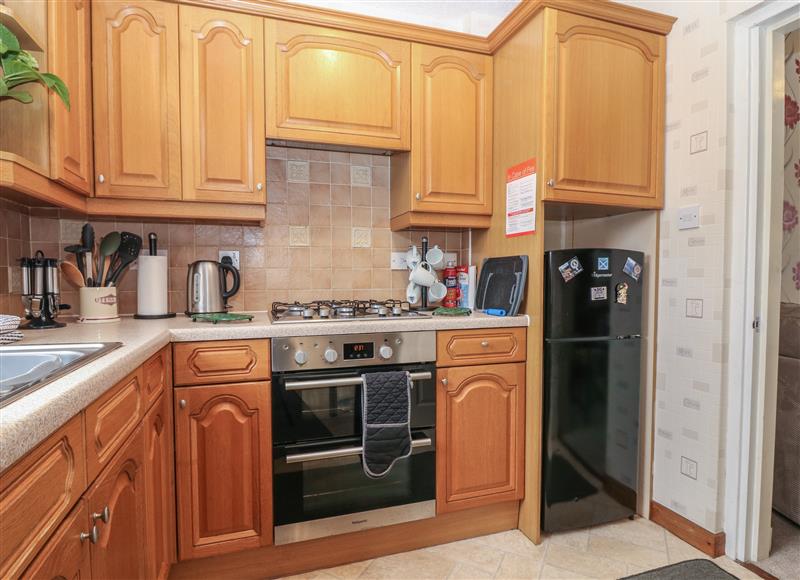 This is the kitchen at Thain House, Banff