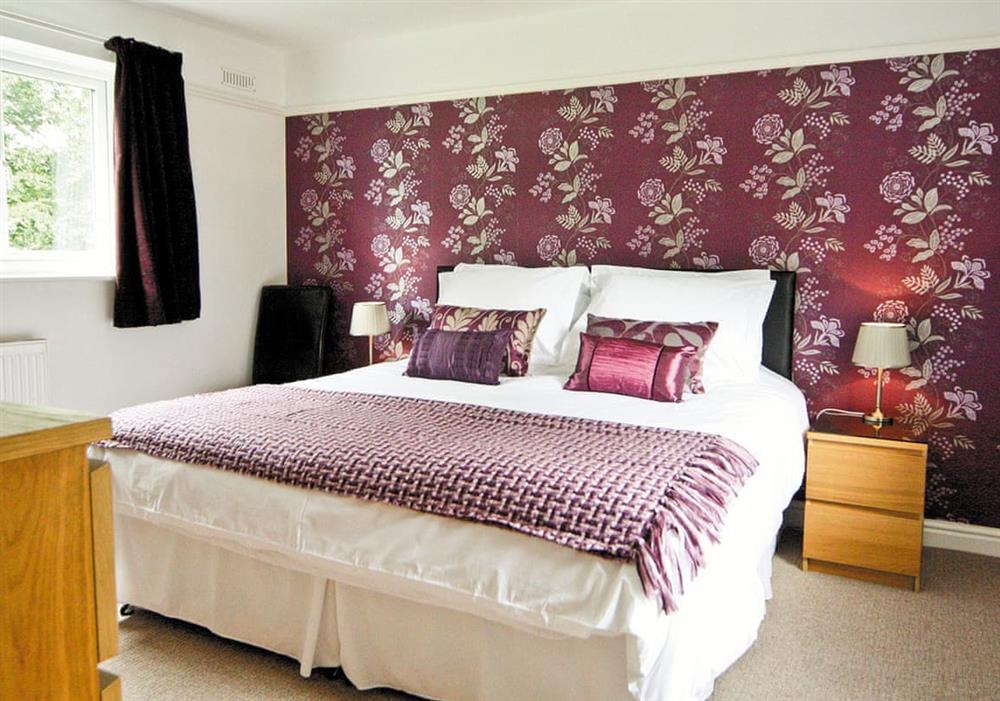 Double bedroom at Thalassa in Tarrington, near Ledbury, Herefordshire