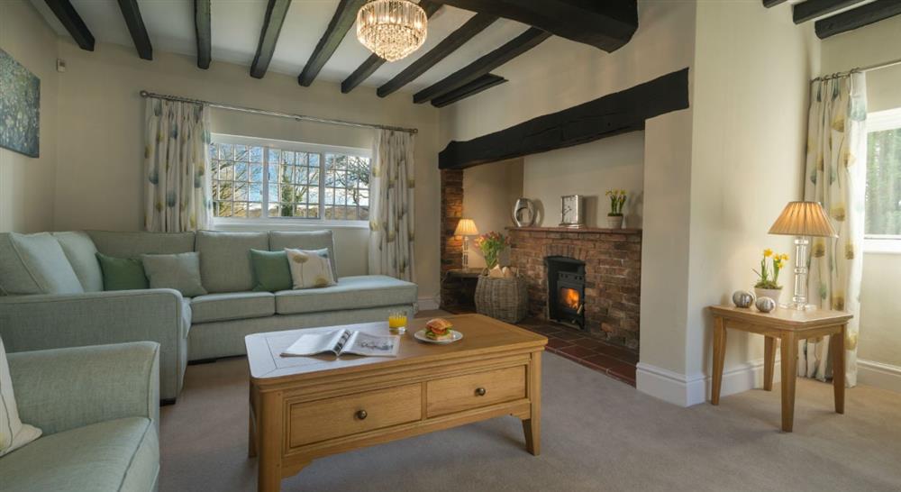 The sitting room at Thatch Cottage in Ashby-de-la-zouch, Leicestershire