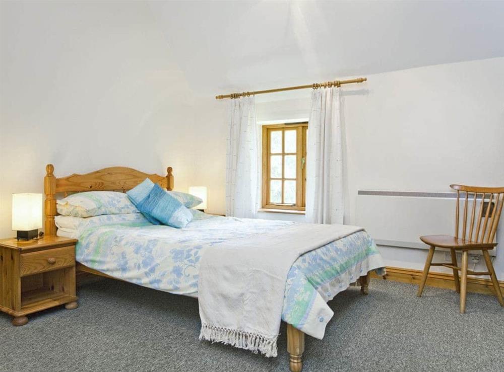 Comfortable double bedroom at Thatch Cottage in Rosudgeon, near Marazion, Cornwall