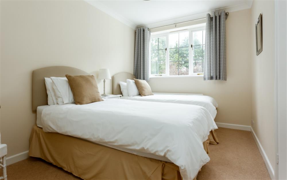 One of the bedrooms at Thatchby Oak in Brockenhurst