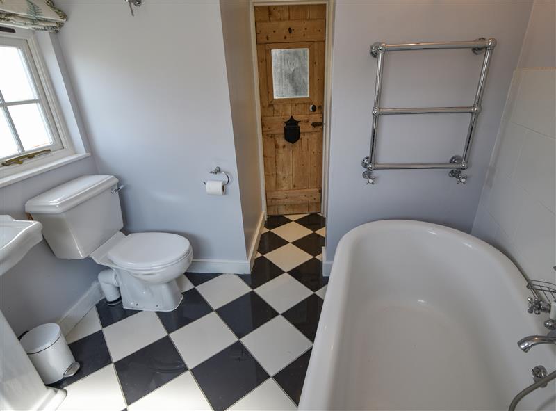 Bathroom at Thatched Cottage, Charmouth
