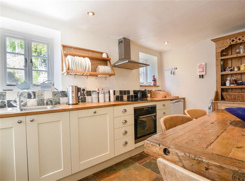 This is the kitchen at Thatched Cottage, Charmouth