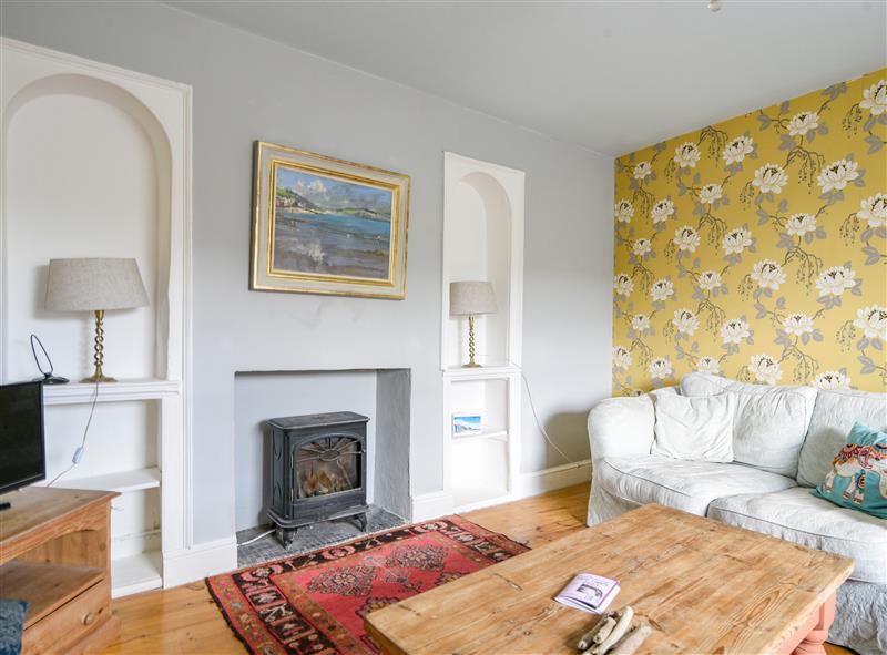 This is the living room at Thatched Cottage, Charmouth