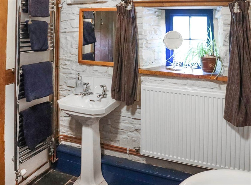 Bathroom at Thatched Cottage in Llandeilo, Dyfed