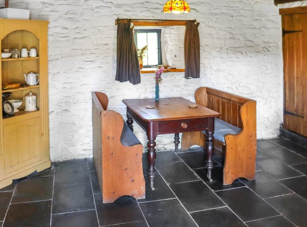 Dining Area at Thatched Cottage in Llandeilo, Dyfed
