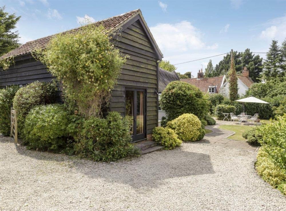 Barn annexe with sleeping and en-suite facilities at Thatched Cottage in Sternfield, near Aldeburgh, Suffolk