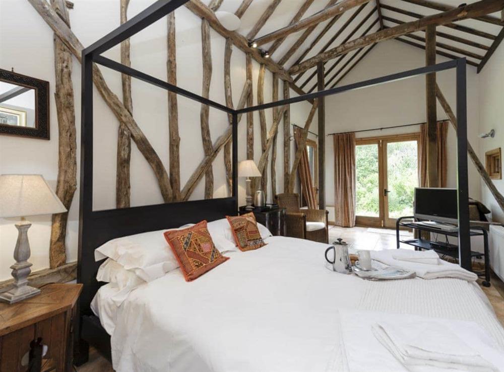 Luxurious sleeping area in the annexe (photo 3) at Thatched Cottage in Sternfield, near Aldeburgh, Suffolk