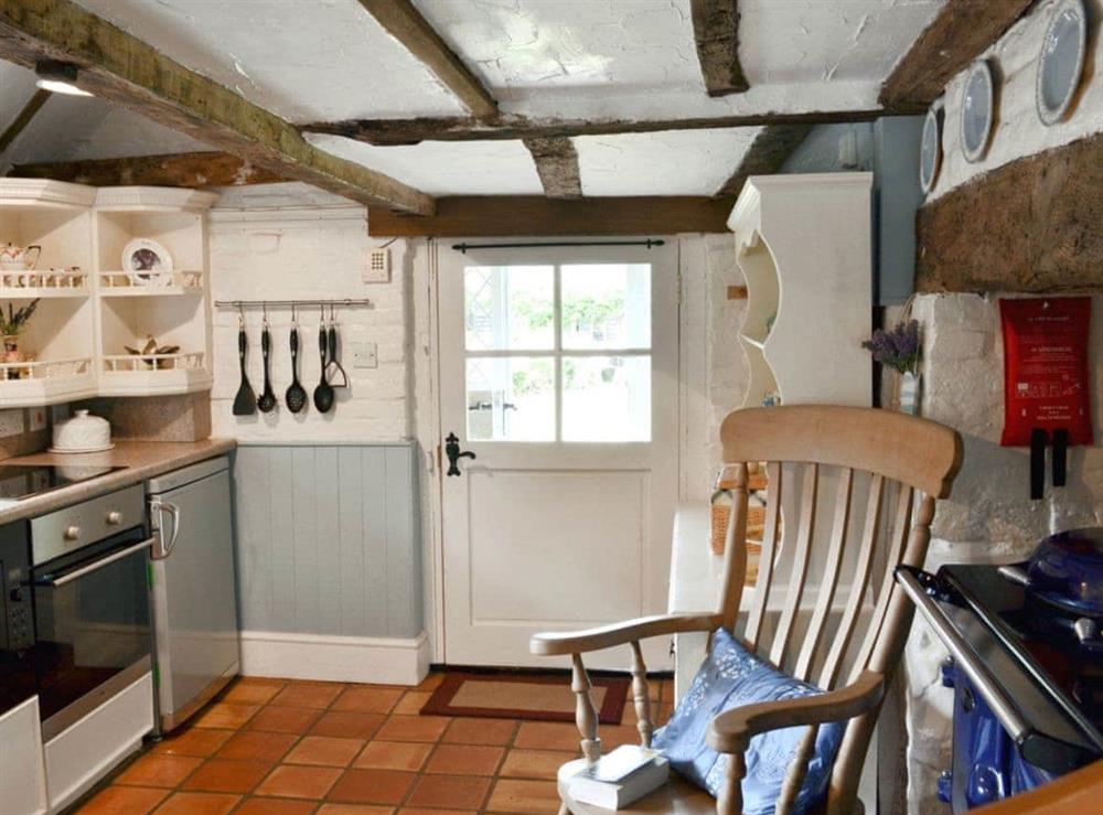 Characterful kitchen at Thatched Cottage in Steven’s Crouch, near Battle, East Sussex