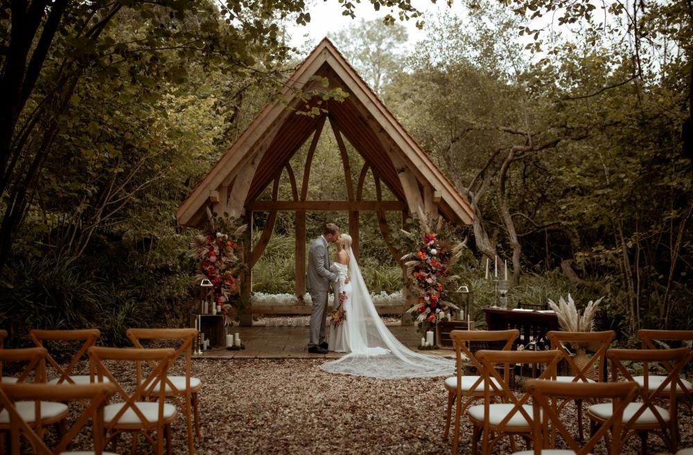 The woodland can also be booked as a wedding venue