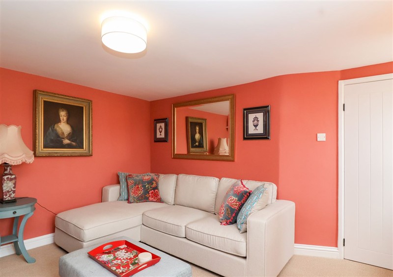 The living room at Thatchers End, Sherborne