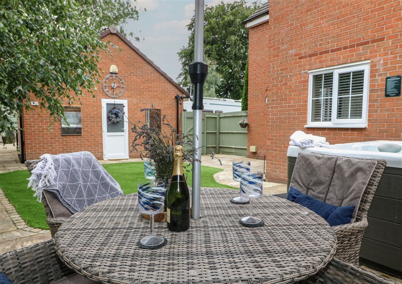 Enjoy the garden at The Active Recovery Retreat, Yarnfield near Stone