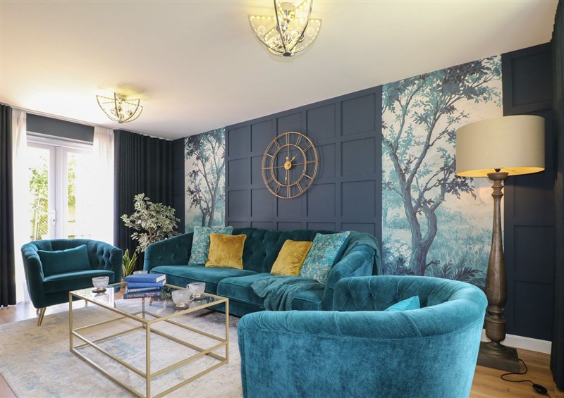 Enjoy the living room at The Active Recovery Retreat, Yarnfield near Stone