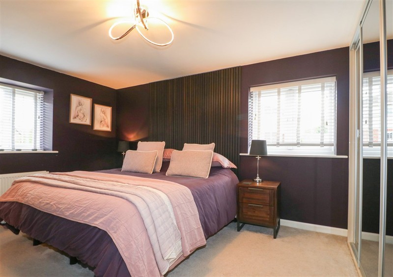 One of the bedrooms at The Active Recovery Retreat, Yarnfield near Stone
