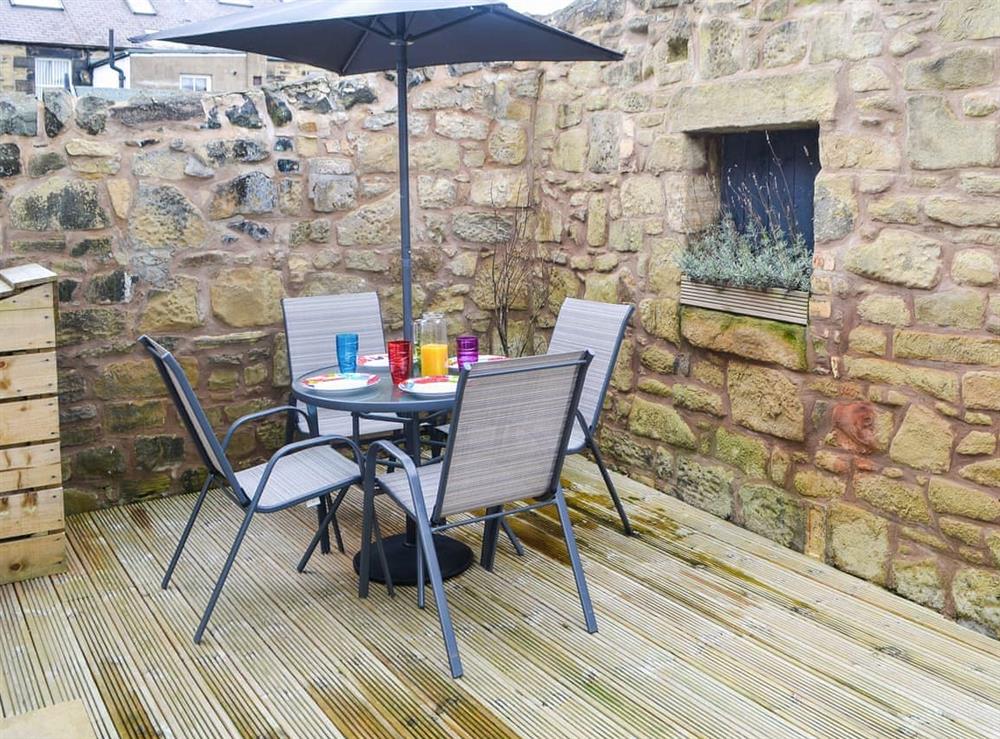 Decking at The Alnwick Townhouse in Alnwick, Northumberland