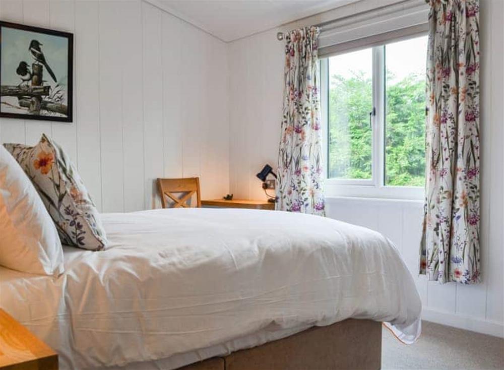 Double bedroom at The Alpaca Lodge in Rowrah, near Cockermouth, Cumbria