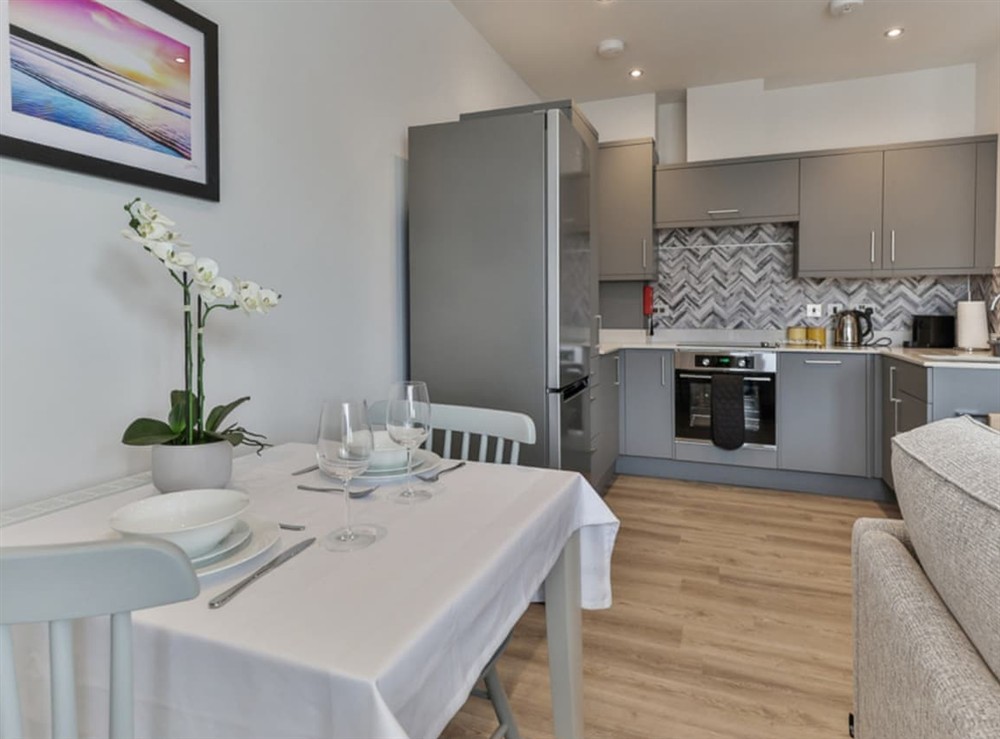 Dining Area at The Anchor Suite in Filey, North Yorkshire