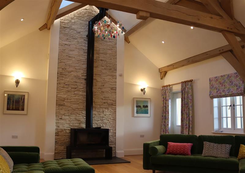 Relax in the living area at The Anchorage @ Nables Farm, Upper Seagry near Malmesbury