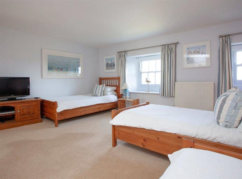 Triple bedroom at The Anchorage in Kingston, South Devon. , Great Britain