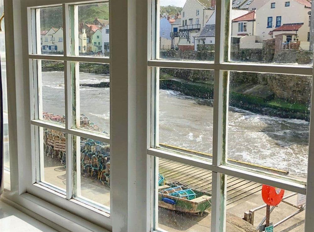 Wonderful quayside views (photo 2) at The Anchorage in Staithes, near Whitby, Cleveland