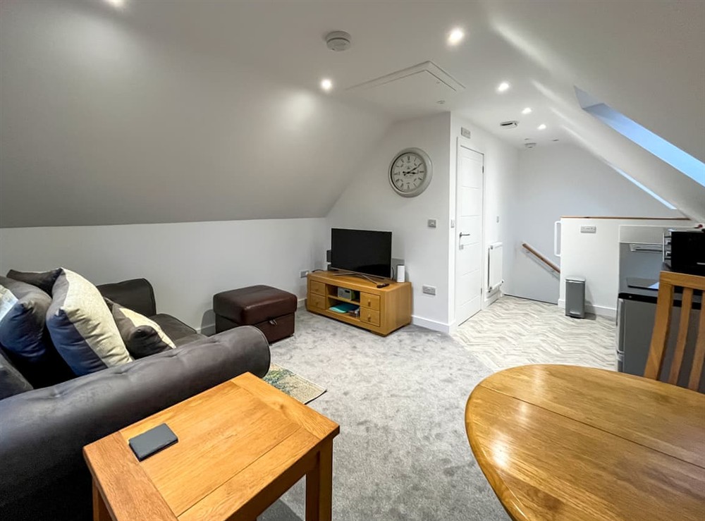 Open plan living space at The Annex at Delfryn in Mold, Clwyd