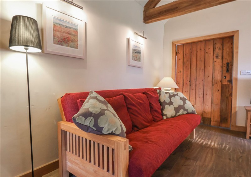 Relax in the living area at The Annex at Manor Farm, Brandsby