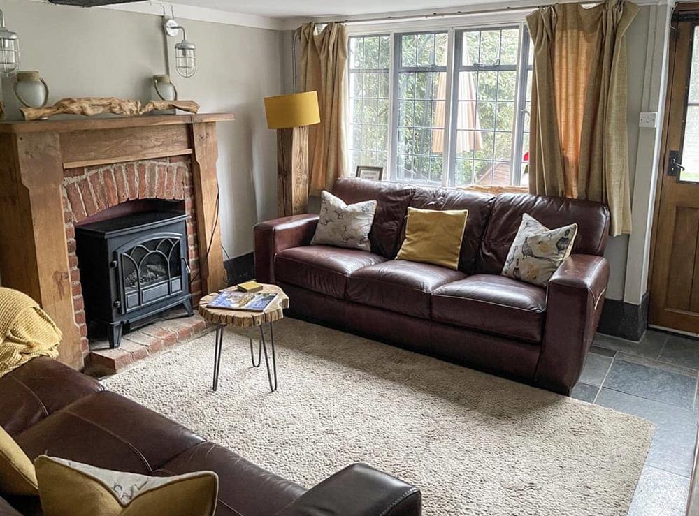 Living room at The Annex in Bickleigh, near Tiverton, Devon