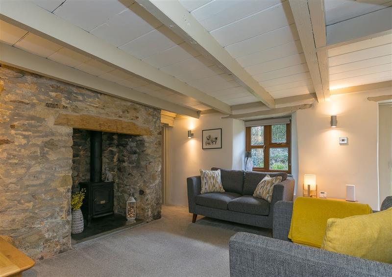 Enjoy the living room at The Annex - Trewolla Cottage, Trewolla near St Newlyn East