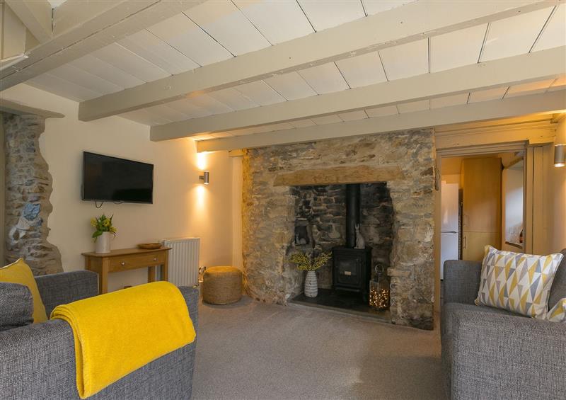 The living area at The Annex - Trewolla Cottage, Trewolla near St Newlyn East