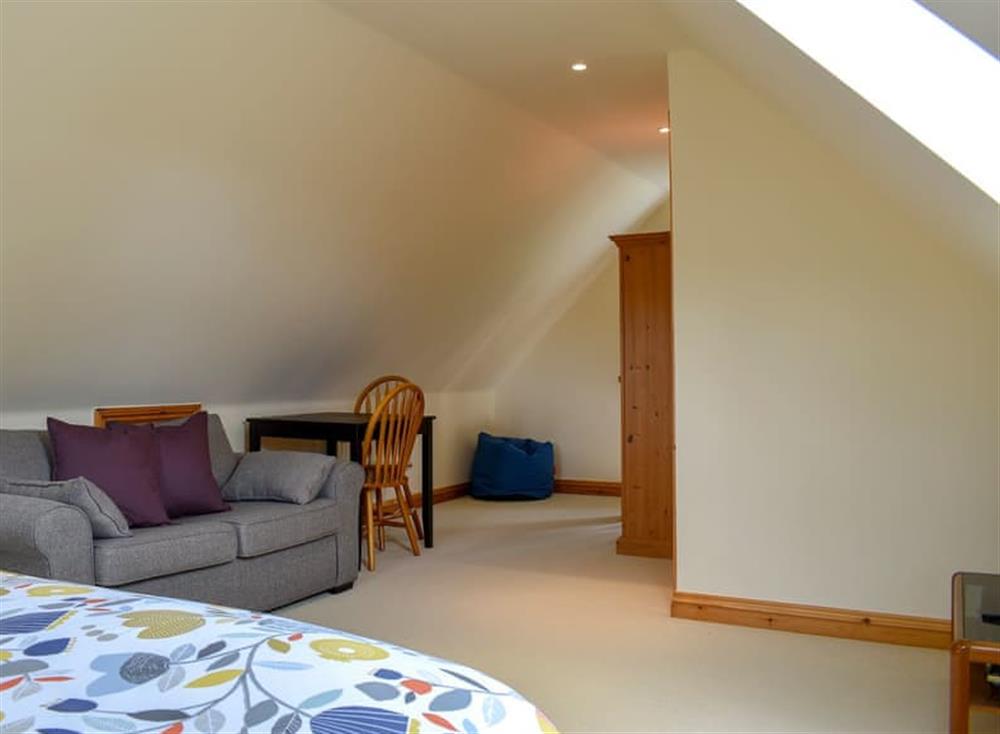 Living/Sleeping area at The Annexe at Upper Scar Cottage in Mitcheldean, near Ross-on-Wye, Gloucestershire