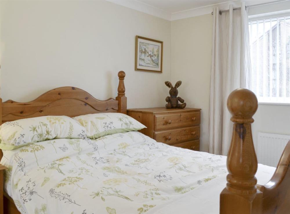 Comfortable double bed within family bed room at The Annexe in Knaresborough, North Yorkshire