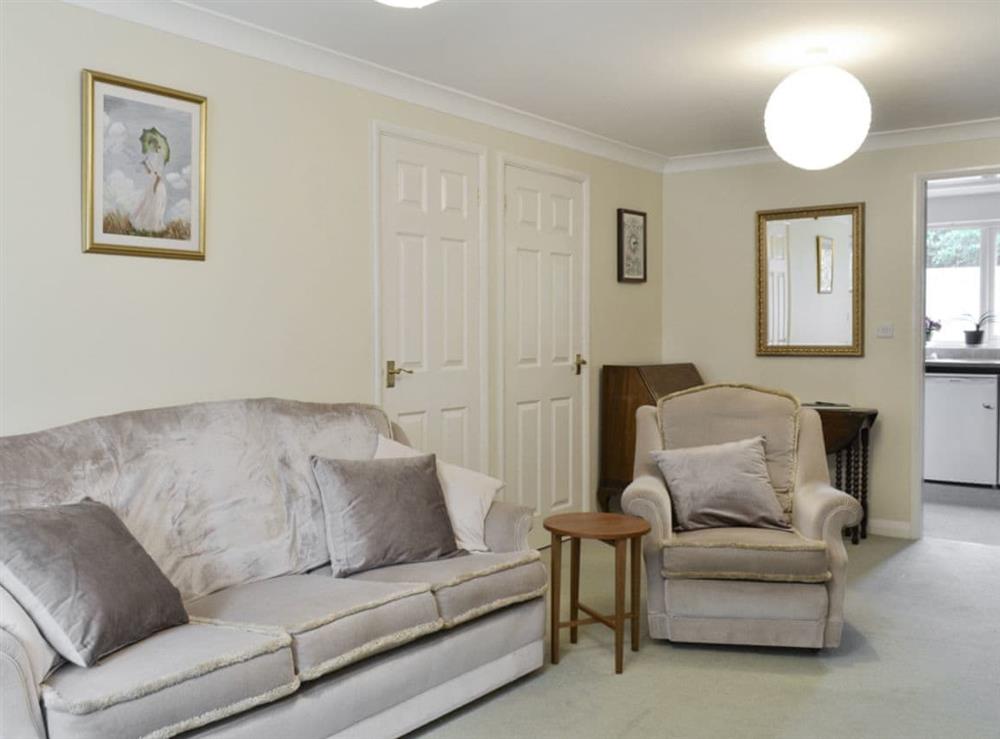 Comfy seating within living room at The Annexe in Knaresborough, North Yorkshire