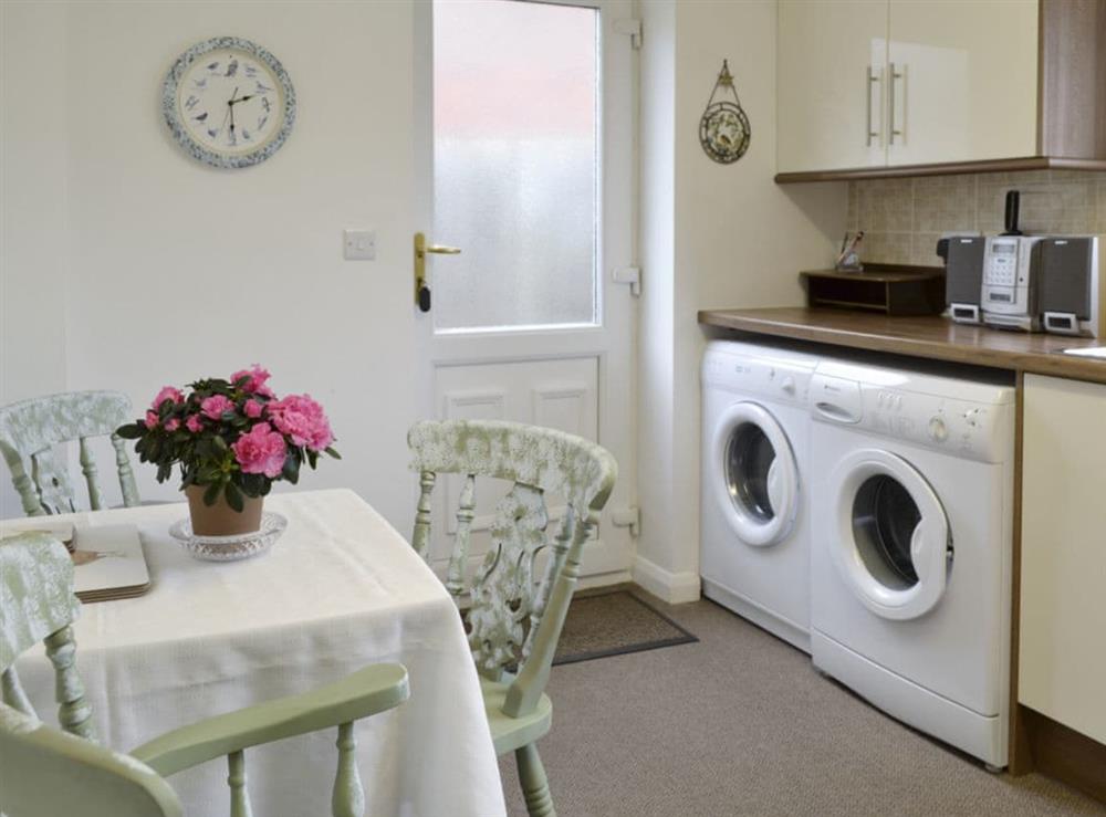 Convenient dining area within kitchen at The Annexe in Knaresborough, North Yorkshire
